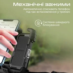 Фото: Кріплення для мобільного телефону Promate Bikemount 2 Black (6959144061788) № 6 | KTC
