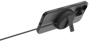 Бездротовий зарядний пристрій Belkin UltraCharge Magnetic Kickstand 15W Black (WIA011HQBK)
