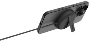 Фото: Бездротовий зарядний пристрій Belkin UltraCharge Magnetic Kickstand 15W Black (WIA011HQBK) № 2 | KTC