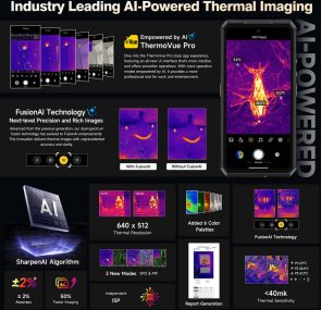 Смартфон Ulefone Armor 28 Ultra Thermal 16/1TB Epic Black (6975326668231)