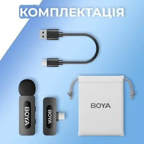 Фото: Радіосистема BOYA BY-V10 Type-C Black № 17 | KTC