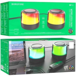 Акустична система BOROFONE BP12 Colorful Black {6974443387179}