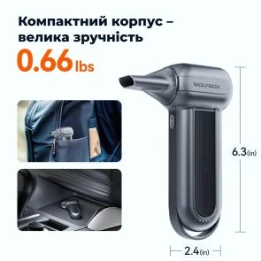Фото: Акумуляторний турбокомпресор (повітродувка) Wolfbox MegaFlow 100 (MF100) № 12 | KTC