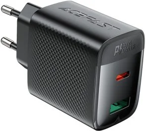 Фото: Зарядний пристрій Acefast A106 QC3.0 PD GaN 45W Black (6974316284031) № 2 | KTC