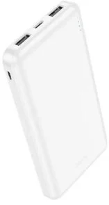 Фото: Батарея універсальна Hoco J100 10000mAh 2.1A White (6931474783578) № 2 | KTC