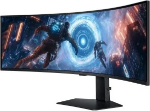 Фото: Монітор Samsung Odyssey G9 G91F LS49FG916EIXUA Black - 49" VA / 5120x1440 / 144 Гц / AMD FreeSync Premium Pro / HAS № 4 | KTC