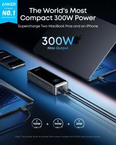 Фото: Батарея універсальна Anker Prime 26000mAh 300W Black (A110AH11) № 2 | KTC