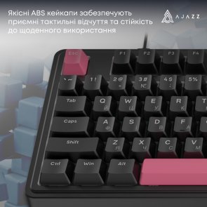 Клавіатура Ajazz AK980 Red Switches USB Black/Red (AK980-R-BR)