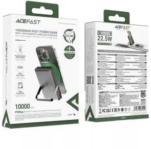 Фото: Батарея універсальна Acefast M17 10000mAh 22.5W Magsafe Black (6974316284000) № 5 | KTC