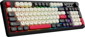 Фото: Клавіатура Ajazz AF98 Plus USB/WL/BT Black/White/Red (AF98-PLUS-BSR) № 2 | KTC
