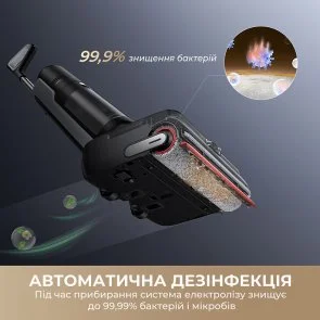 Фото: Ручний бездротовий пилосос Dreame H15 Pro FoamWash (HHR46D) № 5 | KTC
