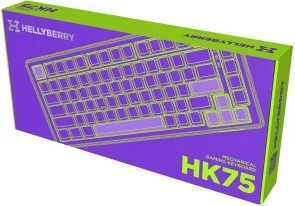 Фото: Клавіатура Hator Hellyberry HK75 Mechanical Linear USB White/Violet (HK75 White Violet) № 9 | KTC