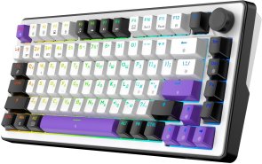 Клавіатура Hator Hellyberry HK75 Mechanical Linear Wireless/BT Black/White (HK75 wireless)