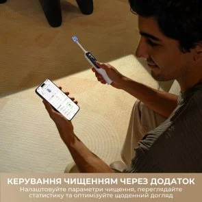 Фото: Електрична зубна щітка Mova Fresh 20 Sensus Black (ATS25B-BK) № 10 | KTC