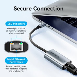 Мережева карта Vention USB-C - Gigabit Ethernet (CFPHB)