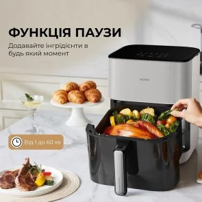 Фото: Мультипіч Mova AeroChef FD10s Pro White (VFF12A-WH-S) № 10 | KTC
