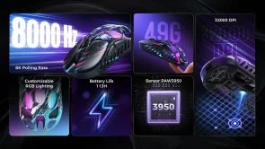 Фото: Миша Gravastar Mercury X Pro BT/WL/USB Neon Graffiti (GS_X_PRO_CG_BLK) № 11 | KTC