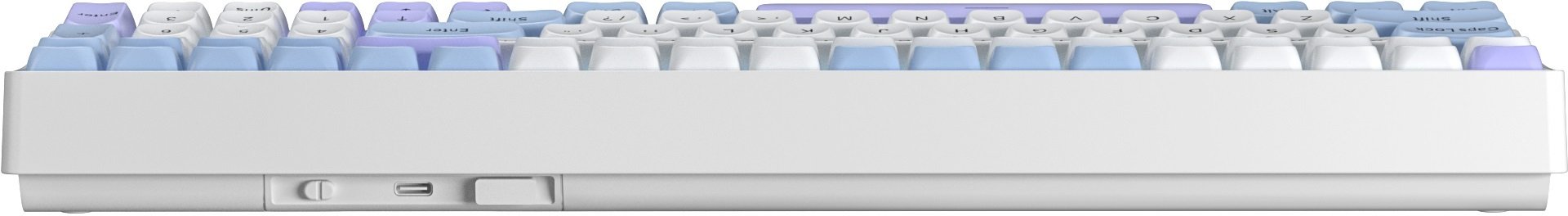 Клавіатура Aula S100 Pro Red Switch WL/BT/USB White/Blue (6948391205762)