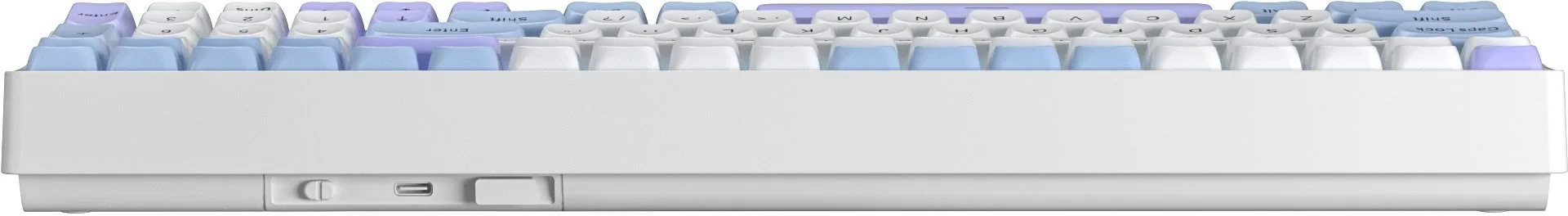 Фото: Клавіатура Aula S100 Pro Red Switch WL/BT/USB White/Blue (6948391205762) № 5 | KTC