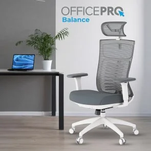 Фото: Крісло OfficePro Balance OC550-W-DG-DG White/Dark Gray № 9 | KTC