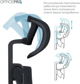 Крісло OfficePro Balance OC550-B-B-B Black