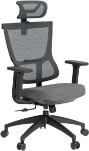 Крісло OfficePro Elegant OC600 Black/Dark Gray (OC600-B-DG-DG)