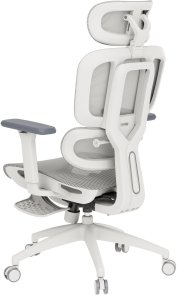 Крісло OfficePro Skyline Footrest OC750 White/Light Gray (OC750-W-LG-LG)