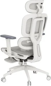 Фото: Крісло OfficePro Skyline Footrest OC750 White/Light Gray (OC750-W-LG-LG) № 8 | KTC