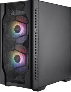Фото: Корпус 1stPlayer D4-M-BK-2F1P-1F1 Black with window № 2 | KTC