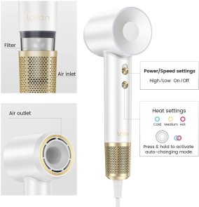 Фен Laifen Swift Premium Platinum White (LF03-PTG-EU)