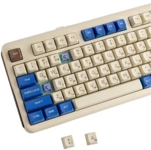Фото: Клавіатура KZZI Z98 Rainbow Switch ENG/UKR WL/BT/USB Latte (6977534870437) № 6 | KTC