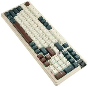 Фото: Клавіатура KZZI K98 Rainbow Switch ENG/UKR WL/BT/USB Oasis Green (6935280824975) № 3 | KTC