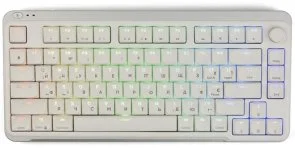 Фото: Клавіатура KZZI I75 Red Switch WL/BT/USB White (6977534870628) № 2 | KTC