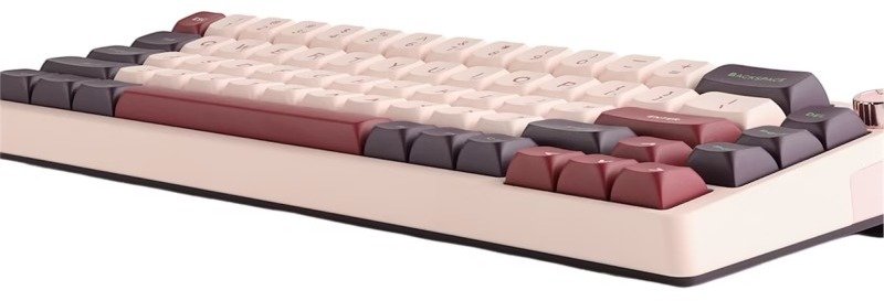 Клавіатура KZZI K68 Pro Rainbow Switch ENG/UKR WL/BT/USB Nezuko Purple (6977534870475)