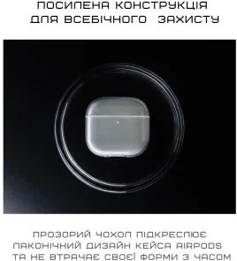 Фото: Чохол Native Union for Airpods 4th Gen - RE Clear (AP-4-TRA) № 6 | KTC