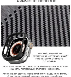 Фото: Чохол Pitaka for Apple Watch 10 42mm - Air Black/Grey № 8 | KTC