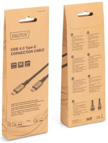 Кабель Digitus DB-300443-030-S Type-C / Type-C 3m Black