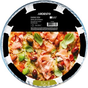 Форма Ardesto Black Mars 27.6x3.8cm Clear (AR2404BGB)