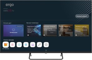 Телевізор LED Ergo 43WUS9200 (Smart TV, Wi-Fi, 3840x2160)