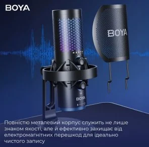 Фото: Мікрофон BOYA K5-02 RGB Black (BOYA K5-02) № 11 | KTC