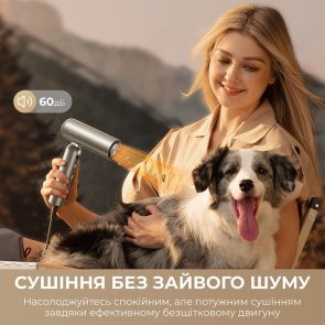 Фен Dreame Pocket Pro 3in1 Grey (AHD51PRO_G)