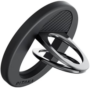 Тримач Popsocket Pitaka MagEZ Grip 3 Twill 600D Black/Grey