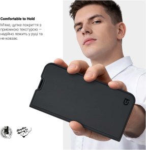 Чохол-книжка ArmorStandart OneFold Case для Xiaomi Redmi Note 15 Pro 4G - Black
