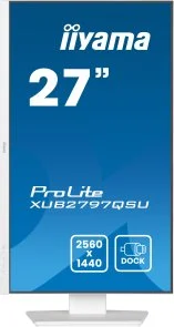 Фото: Монітор iiyama ProLite XUB2797QSU-W2 White - 27" IPS / 2560×1440 / 100 Гц / Adaptive Sync / Pivot / HAS № 5 | KTC