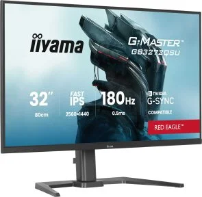 Фото: Монітор iiyama GB3272QSU-B1 Black - 31.5" IPS / 2560×1440 / 180 Гц / Nvidia G-Sync Compatible / HAS № 2 | KTC