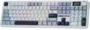 Фото: Клавіатура Aula F108 Pro WL/BT/USB White (6978080501318) № 4 | KTC