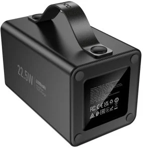 Фото: Батарея універсальна Hoco J138 Distant 60000mAh 22.5W Black with flashlight (6942007638524) № 3 | KTC