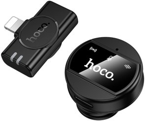 Мікрофонна система Hoco L21 Charm Wireless Microphone Lightning, Black