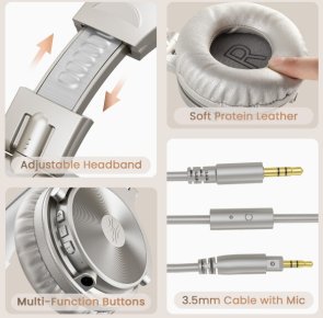 Гарнітура OneOdio Studio Pro C Silver