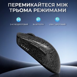  Миша Ajazz AJ199 Max WL/BT/USB Black (AJ199-MAX-B)